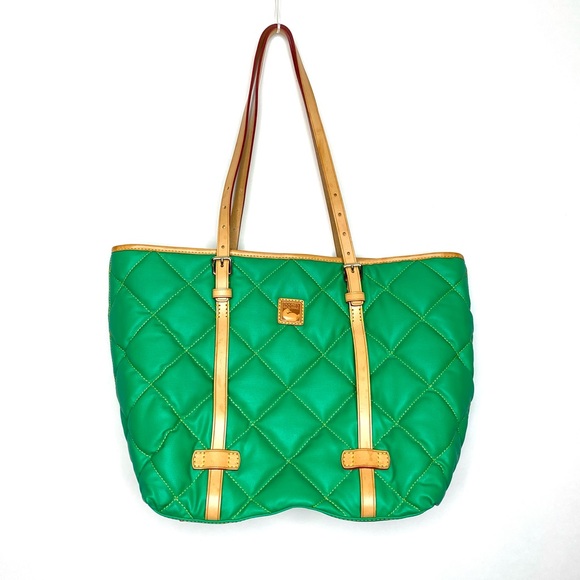 Dooney & Bourke Bags Dooney Bourke Spicy Quilted Shopper Tote Green